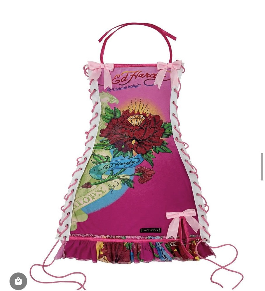 Custom Drawstring Skull Dress