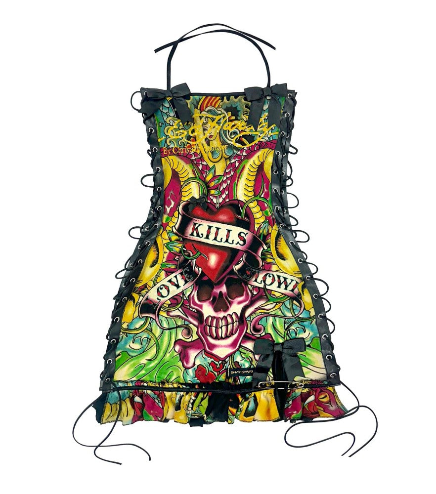 Custom Drawstring Skull Dress