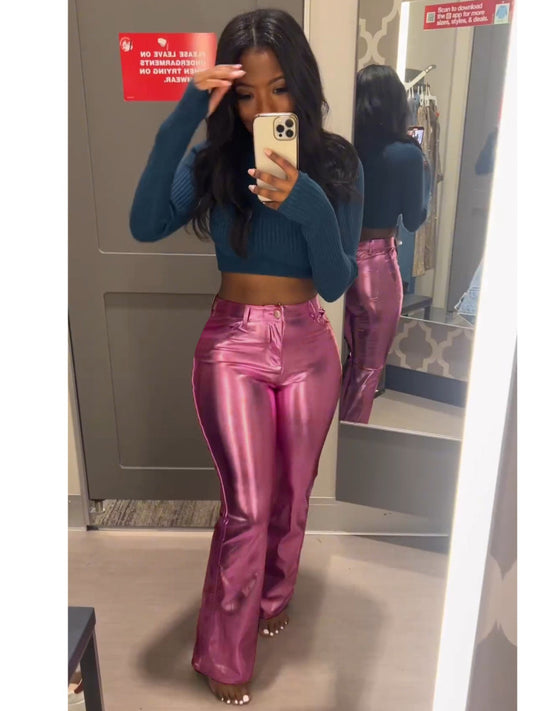 Metallic Pants