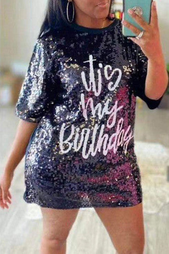 Sequins Birthday Dress