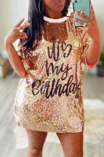 Sequins Birthday Dress