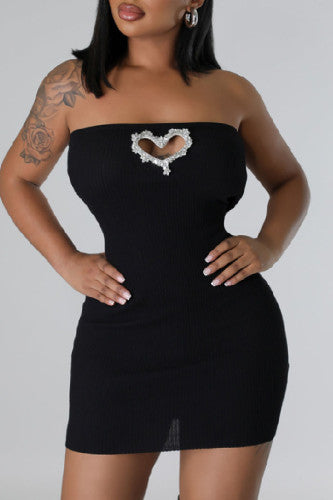 Strapless Heart Dress