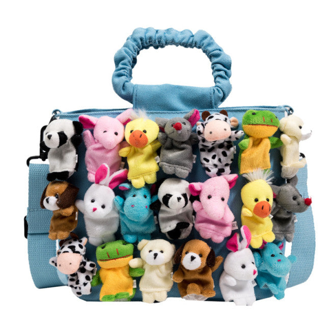 Stuffed Animal Denim Bag