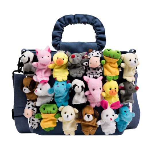 Stuffed Animal Denim Bag