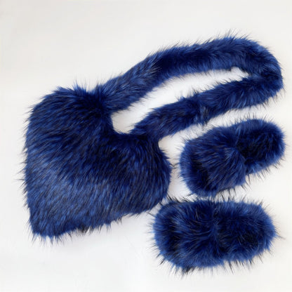 Furry Bag Shoe Set