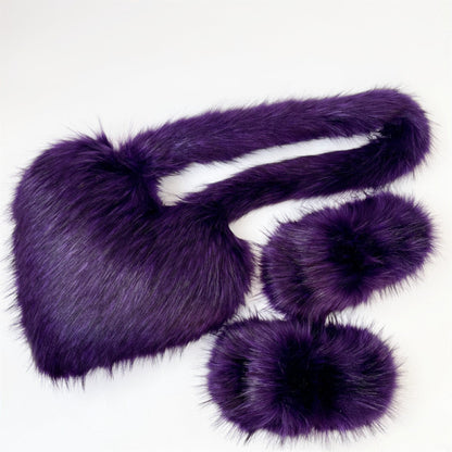 Furry Bag Shoe Set