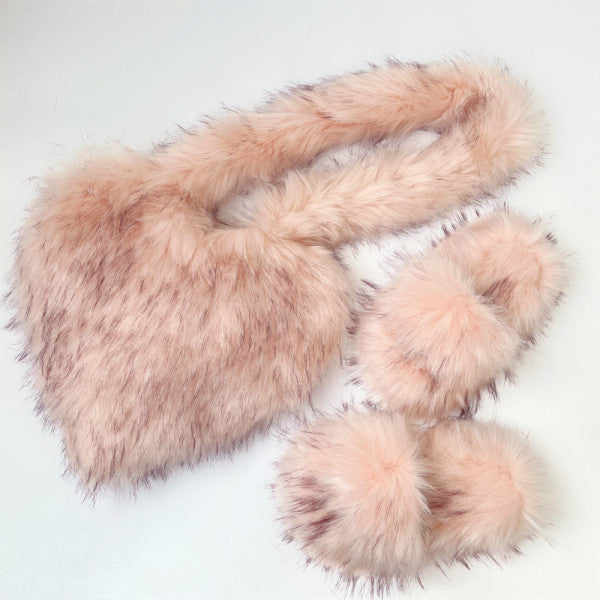 Furry Bag Shoe Set