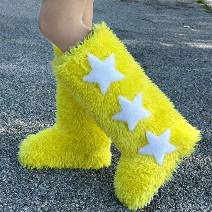 Star Fur Boots