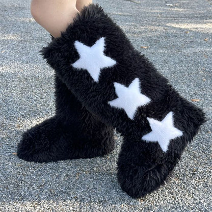 Star Fur Boots