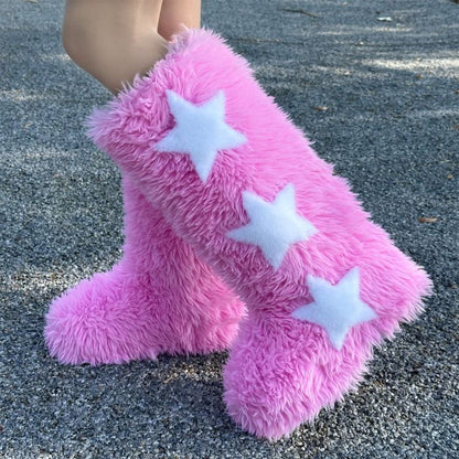 Star Fur Boots