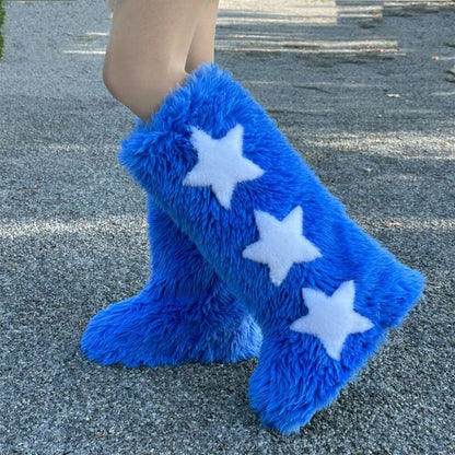 Star Fur Boots