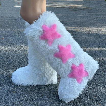 Star Fur Boots