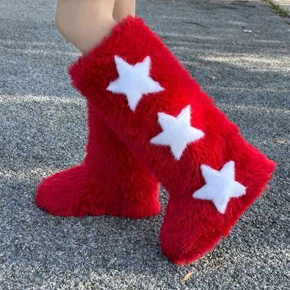 Star Fur Boots