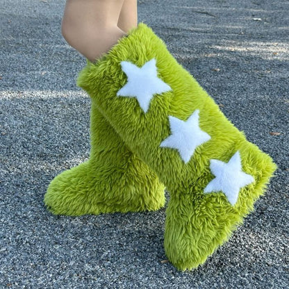 Star Fur Boots