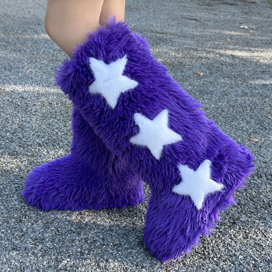 Star Fur Boots