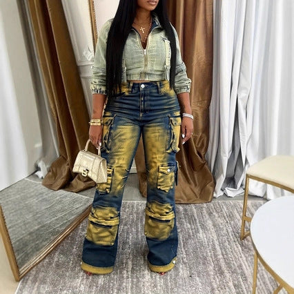 Tie Dye Cargo Pants