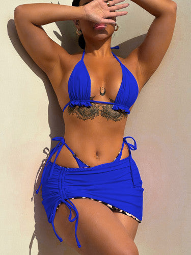 Animal Print Three Piece Set