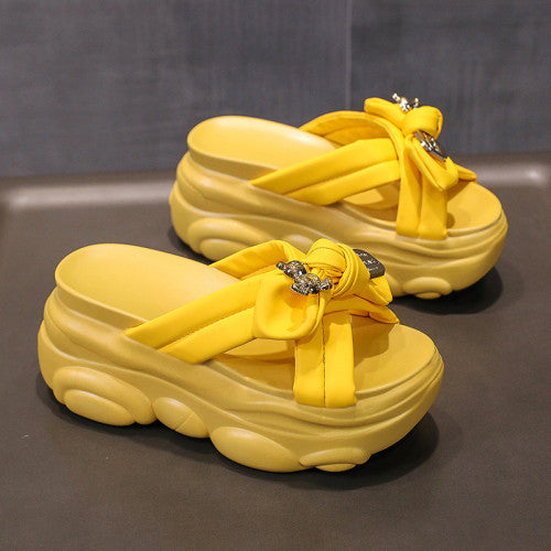 Bow Wedge Shoes