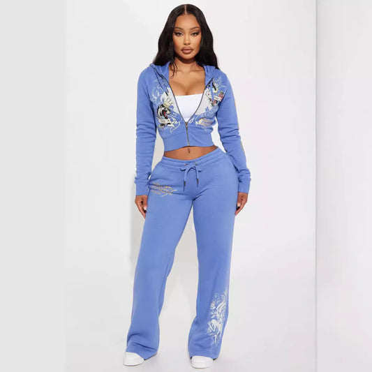 Royal Pants Set