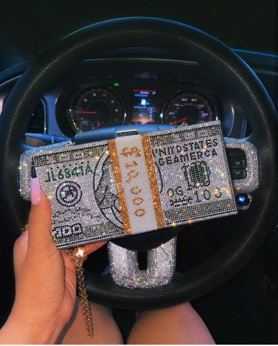 Bling Money Clutch