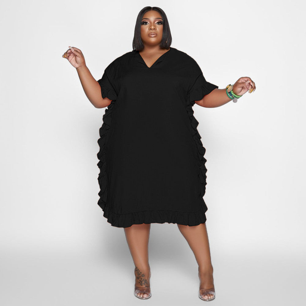 Ruffled Dress (Plus Size)