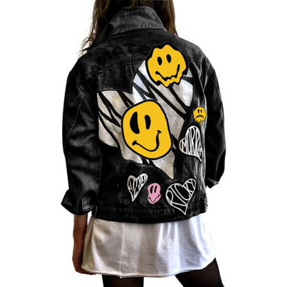 Smiley Denim Jacket